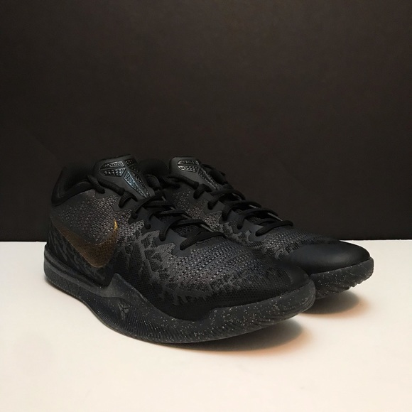 nike mamba rage black and gold